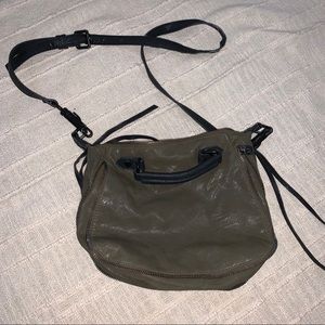 Free People Army Green Crossbody Bag